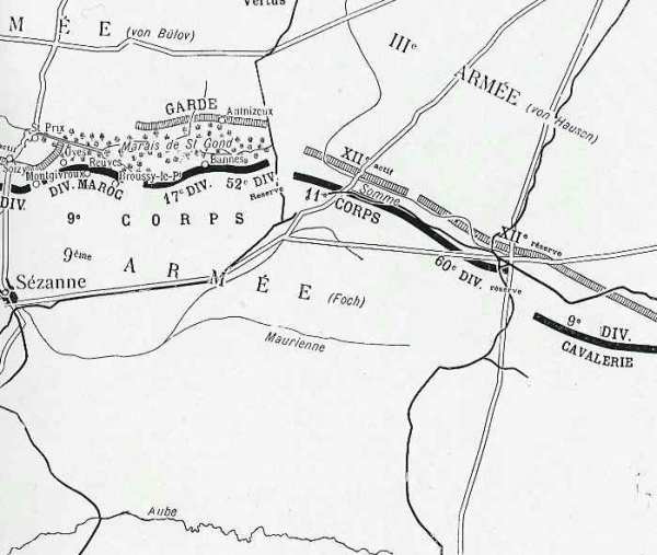 IXe armée française - IIe et IIe armées allemandes - 34.2 ko
