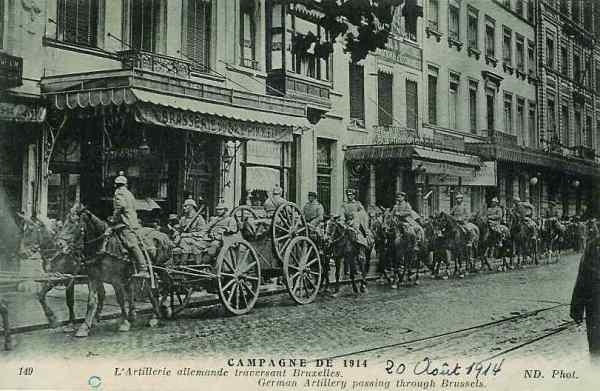 Entrée des Allemands à Bruxelles - 34.3 ko