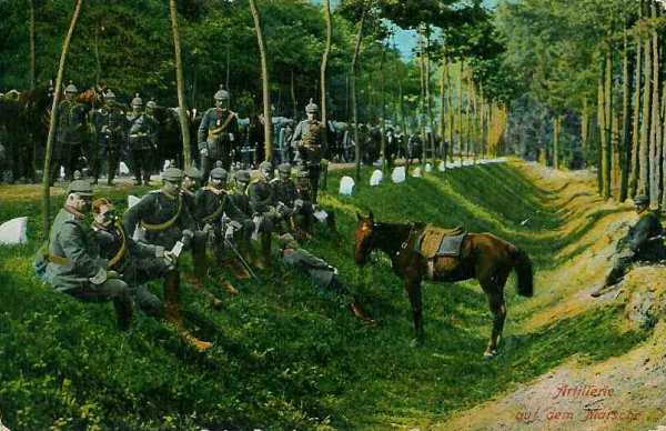 Colonne dartillerie allemande - 43.1 ko