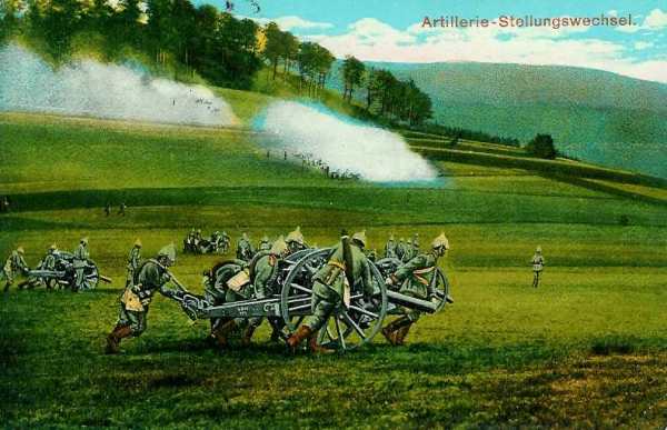 Canon amené à bras d?hommes - 36.5 ko