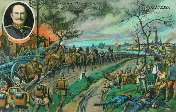 Entrée des Allemands à Anvers - 42.9 ko