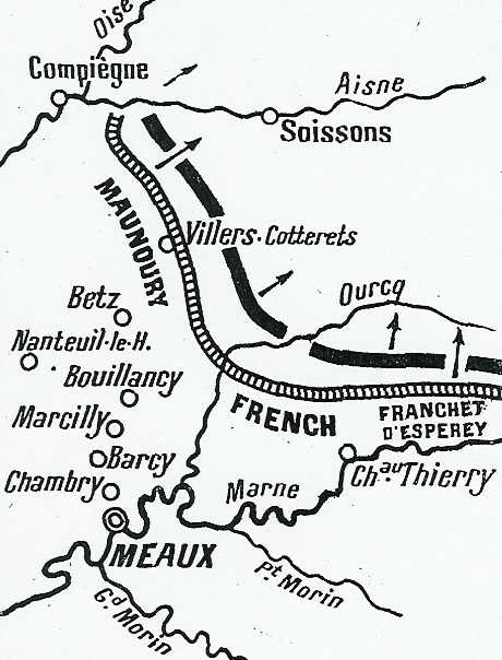 Position des armées le 10 septembre - 39.5 ko
