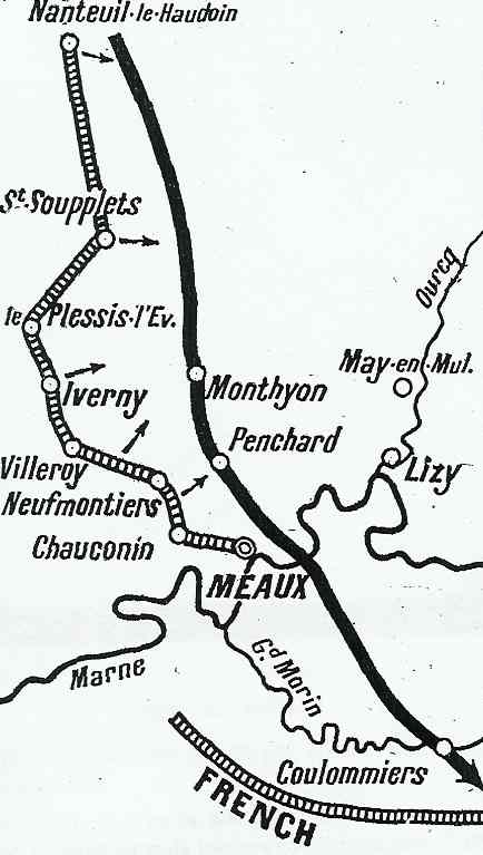 Position des armées le 5 septembre - 34.4 ko