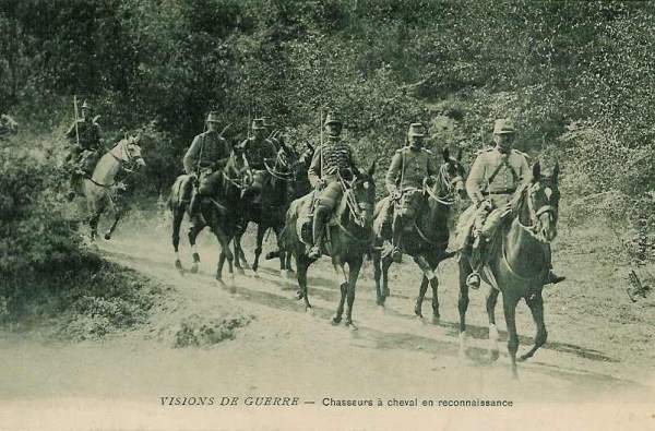 Chasseurs à cheval en reconnaissance - 49.3 ko