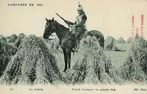 Cuirassier français en vedette - 39.1 ko