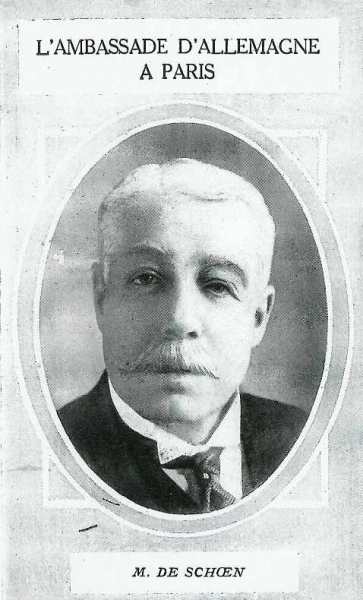 de Schoen, ambassadeur d?Allemagne à Paris - 24.7 ko