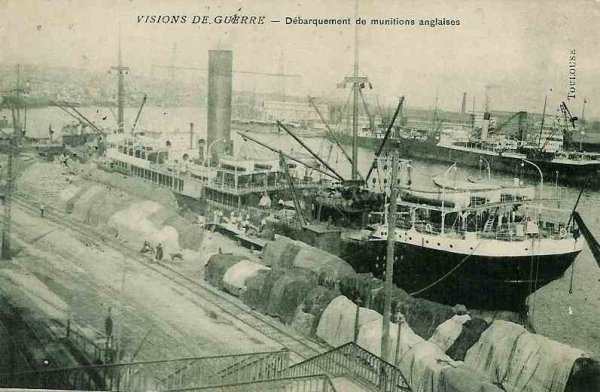 Débarquement de munitions anglaises - 32.5 ko