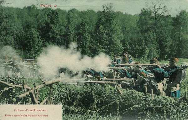 Défense d?une tranchée française - 39.4 ko