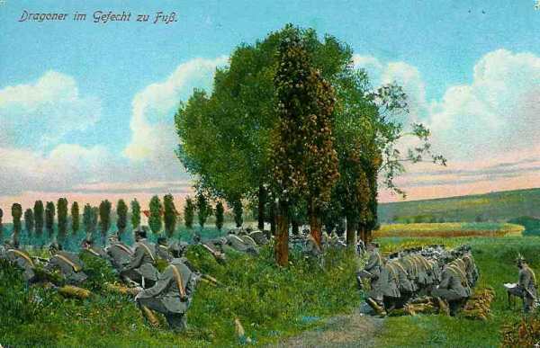 Dragons allemands combattant à pied - 35.9 ko