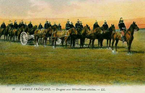 Dragons avec mitrailleuses attelées - 30.9 ko