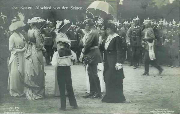 Guillaume II prenant congé des siens - 27.4 ko