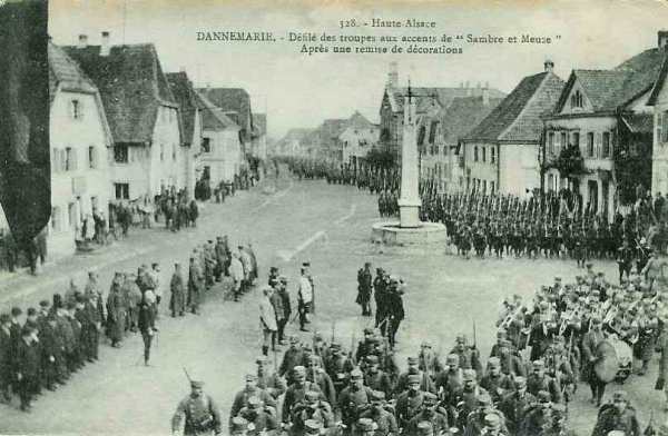 Entrée de l?armée française à Dannemarie - 36.2 ko