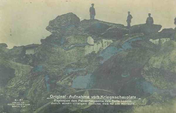 Dégâts dun obus de 420 - 19.2 ko