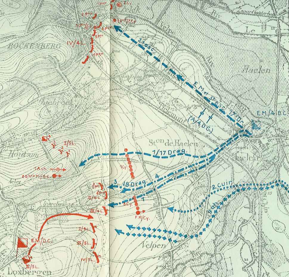 Lien vers croquis des charges de cavalerie allemandes