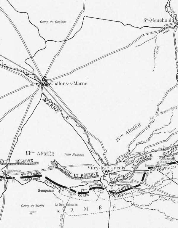 IVe armée française - IIIe et IVe armées allemandes - 55.2 ko