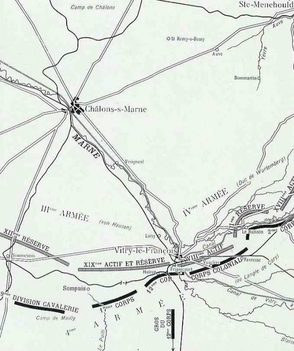 IVe armée française - IIIe et IVe armées allemandes - 52.7 ko