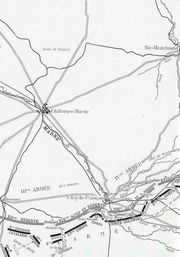 IVe armée française - IIIe et IVe armées allemandes - 57.5 ko