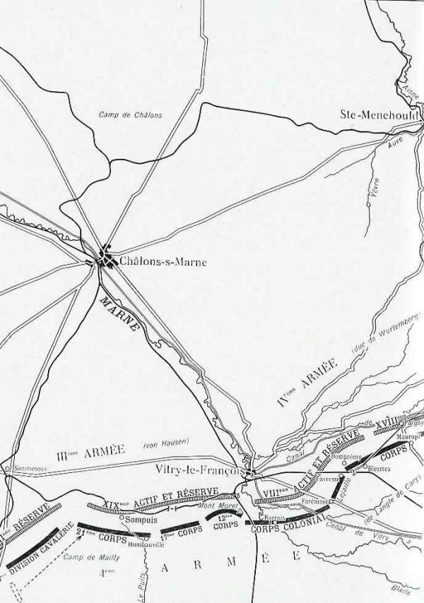 IVe armée française - IIIe et IVe armées allemandes - 55.6 ko