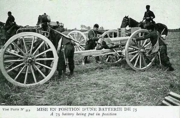 Mise en place dun canon de 75 - 43 ko