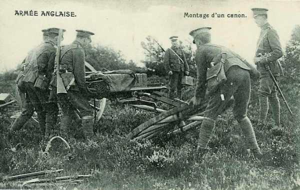 Montage d?un canon anglais - 39.1 ko