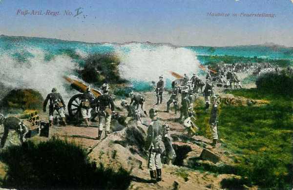 Batterie dobusiers allemands - 31.8 ko