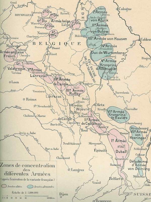 Variante du plan XVII ordonnée par Joffre - 88.9 ko