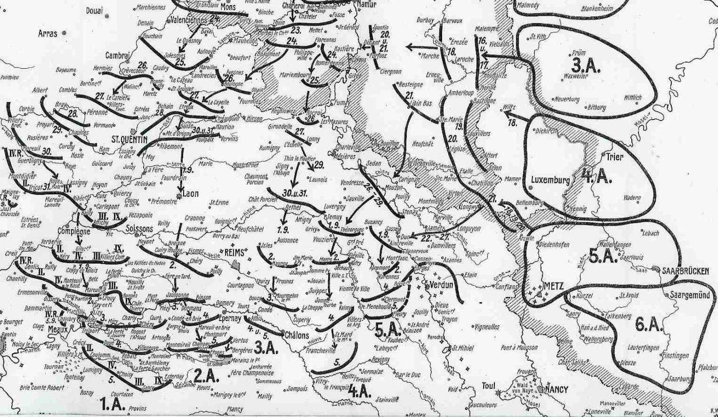 Lien vers progression des armées allemandes