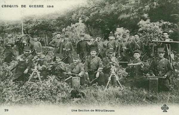 Section de mitrailleuses françaises - 45.5 ko