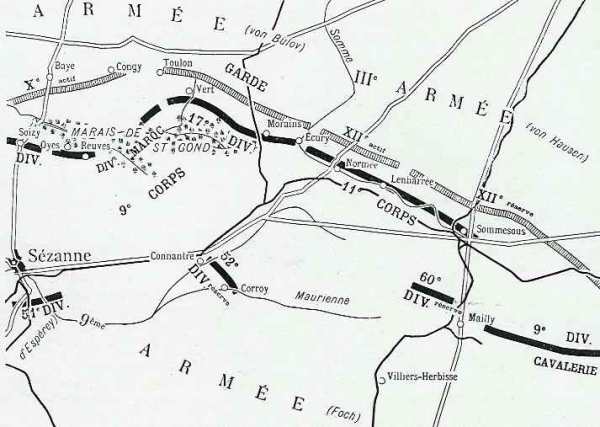 Situation des armées le 5 septembre - 32.9 ko