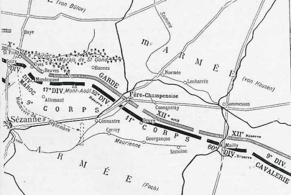 Situation des armées le 8 septembre - 34.5 ko